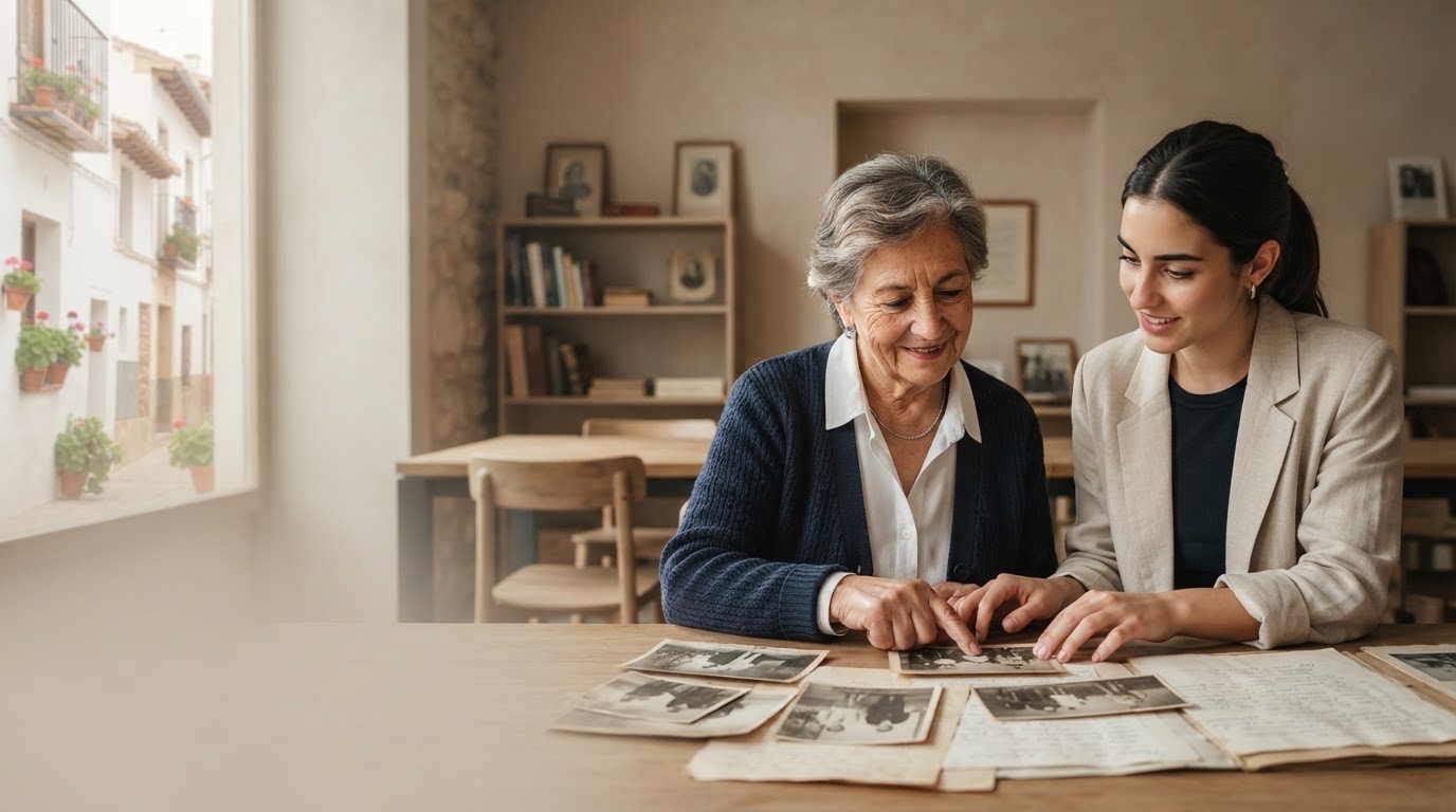 Memorifund AI: panel de análisis financiero utilizado por una familia para revisar sus decisiones de inversión